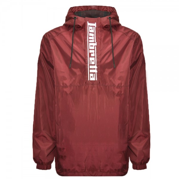 Lambretta Lambretta Overhead Hooded Jacket Burgundy